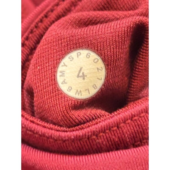 Lululemon Red Womens High-Waisted Leggings With Pockets Athleisure Size 4 - Picture 4 of 6